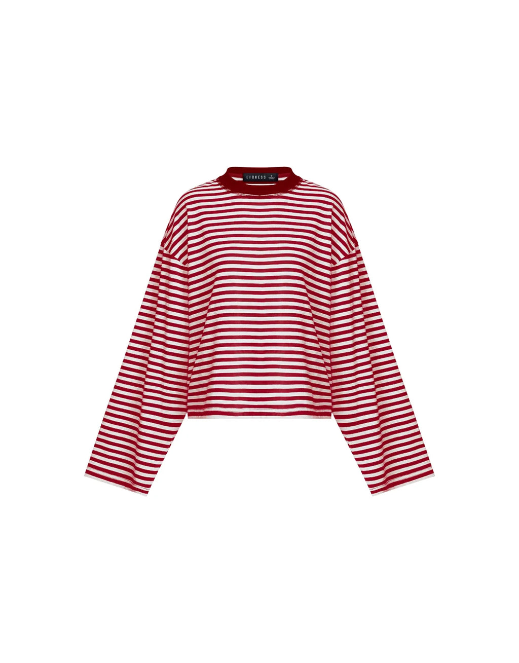 Bloom Long Sleeve Top - Wine Stripe
