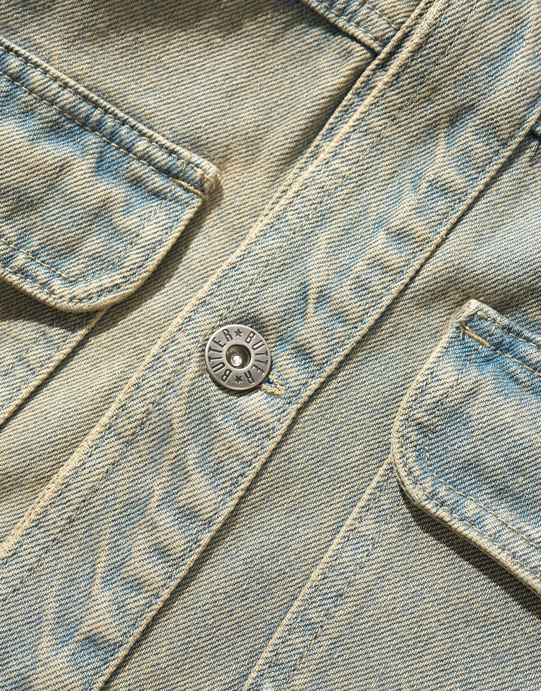 Garage Denim Jacket - Sunfade Blue by Butter Goods - view 4