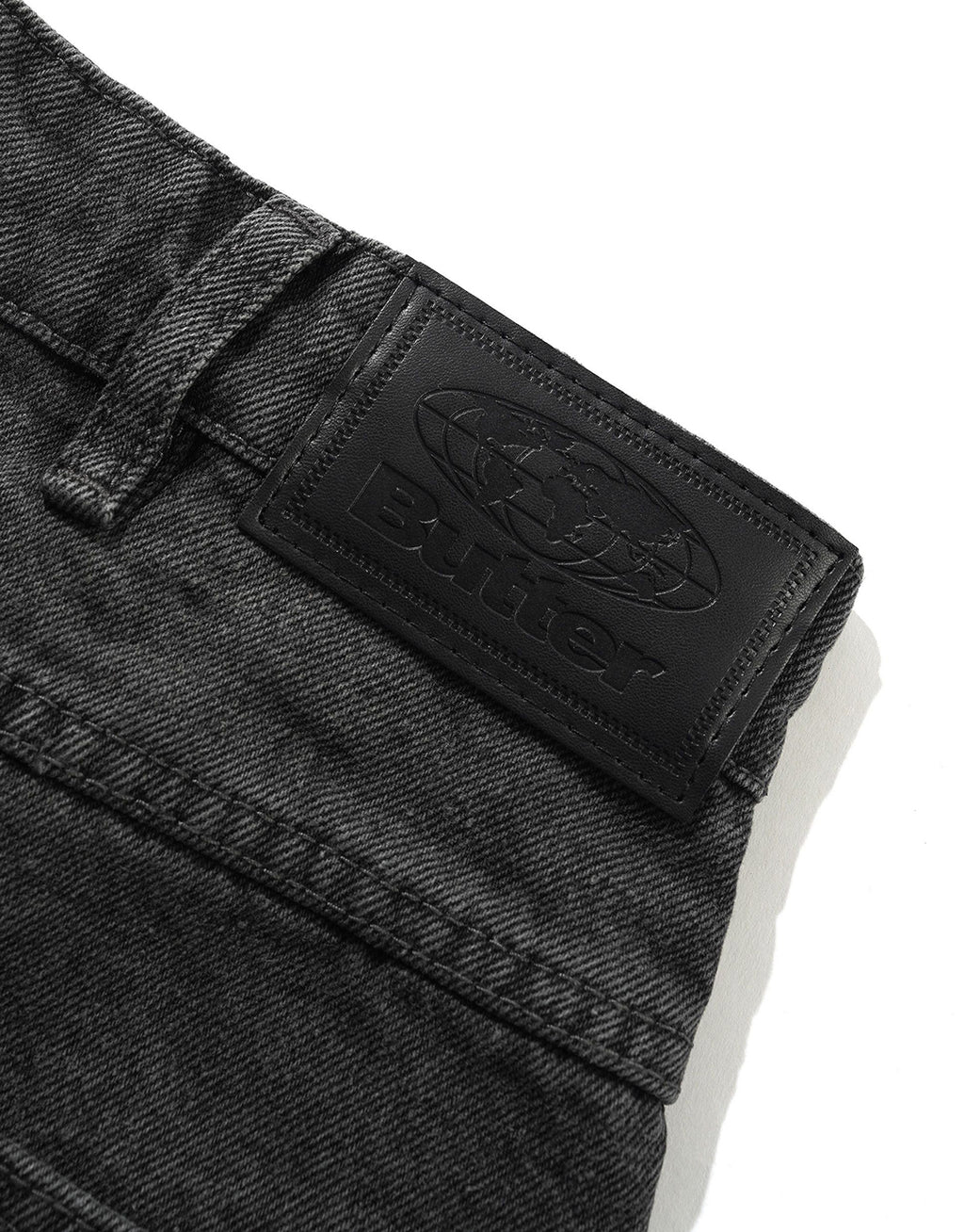 Garage Denim Jeans - Faded Black by Butter Goods - view 5