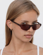 Gia Sunglasses - Black Coffee by Lu Goldie - view 5