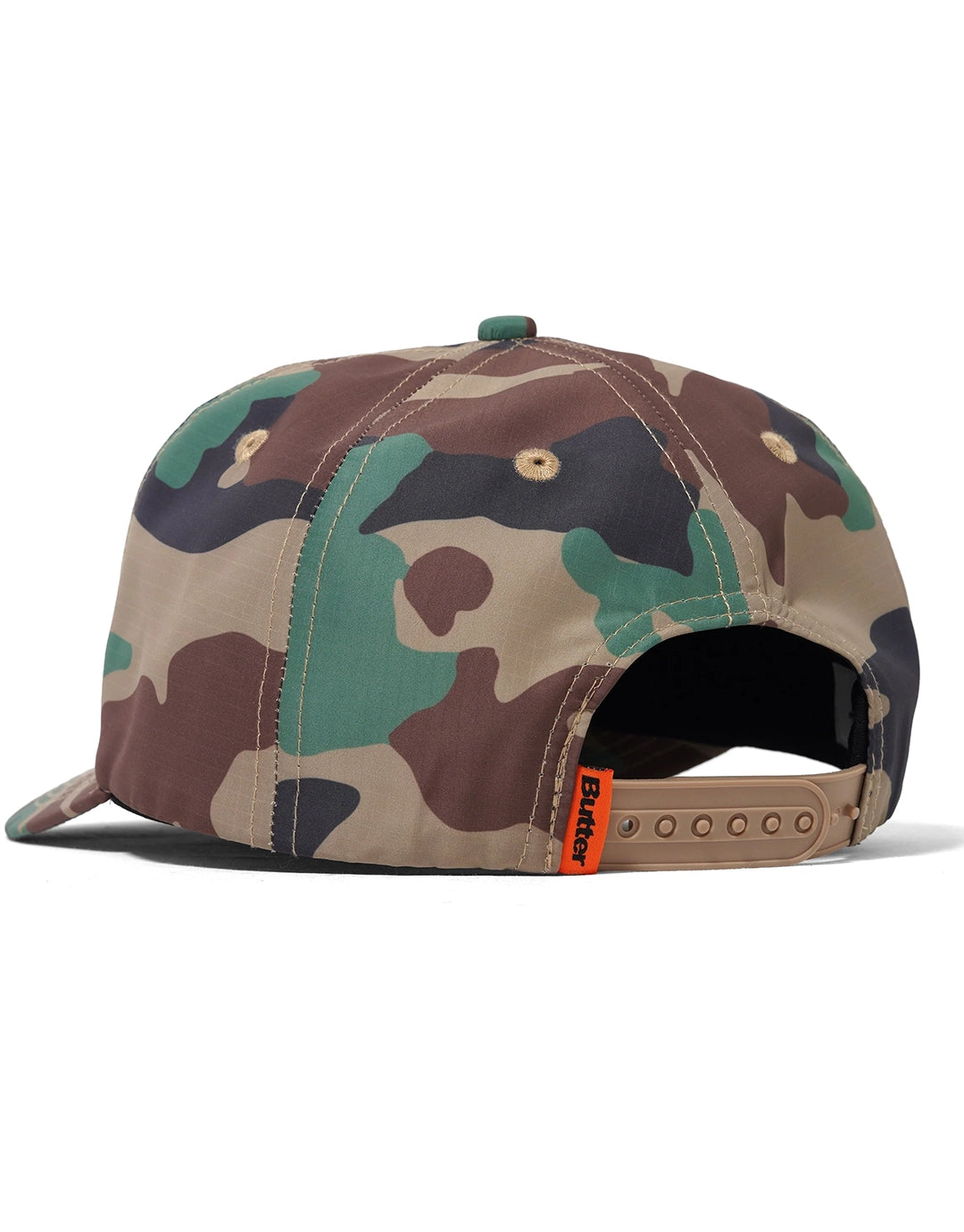 Glint Snapback Cap - Woodland Camo by Butter Goods - view 2