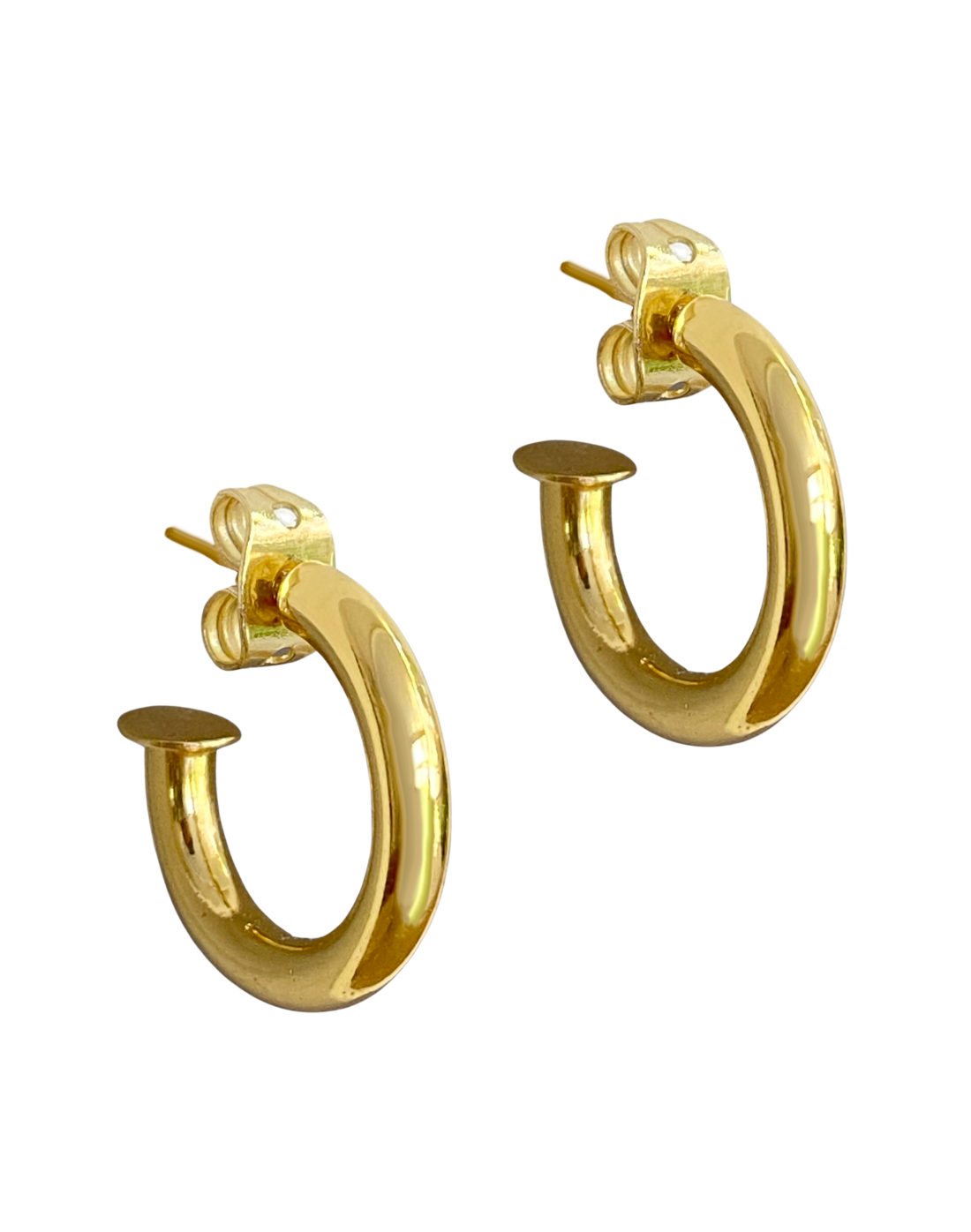 Heart Mini Hoops