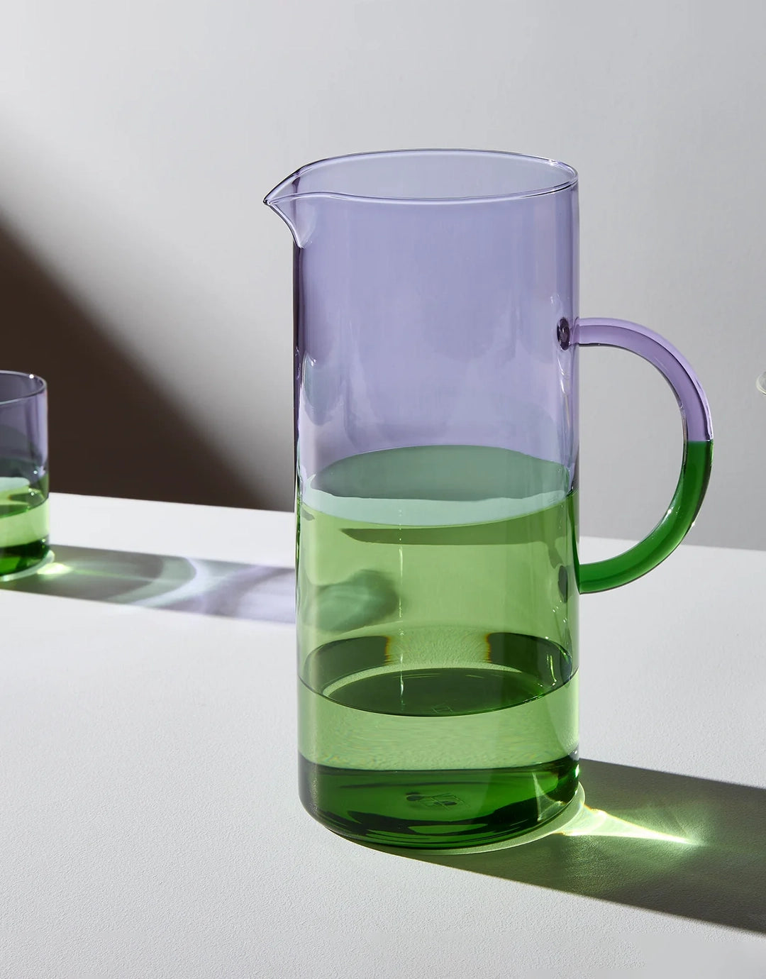 Two Tone Pitcher - Lilac / Green