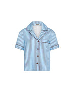 Short Sleeve Sleep Shirt - Iced Chocolate by Hommey - view 5
