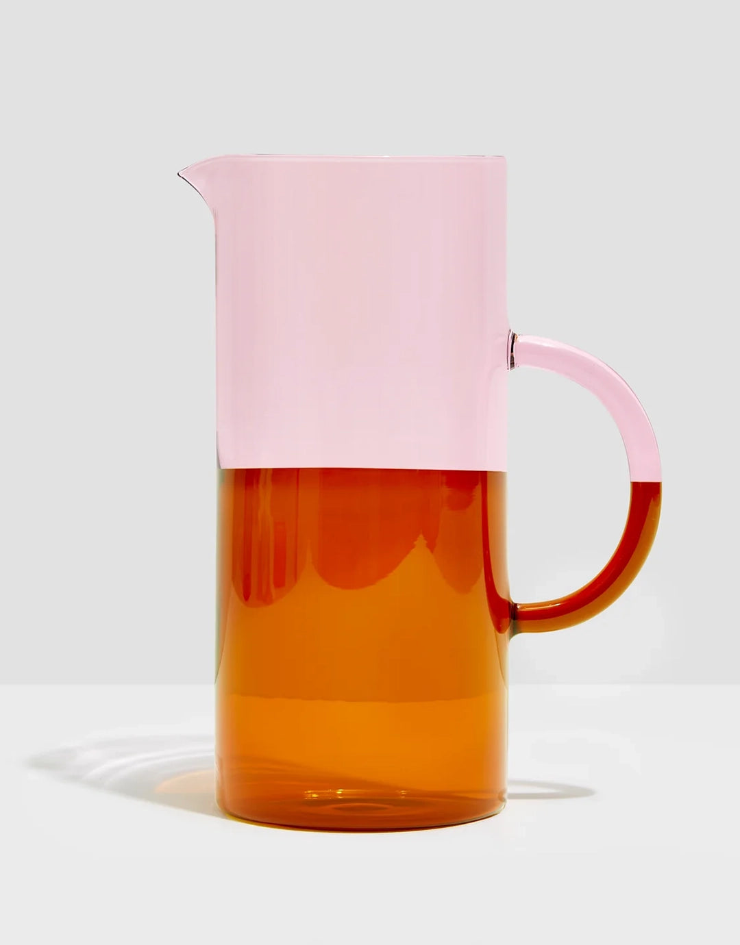 Two Tone Pitcher - Pink / Amber