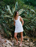 Harper Mini Dress - Lotus Broderie by Soleil Soleil - view 5