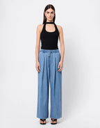 High Tide Pants - Chambray by Mossman - view 2
