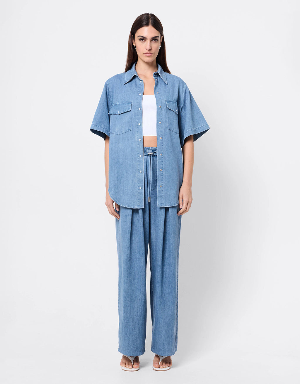 High Tide Shirt - Chambray