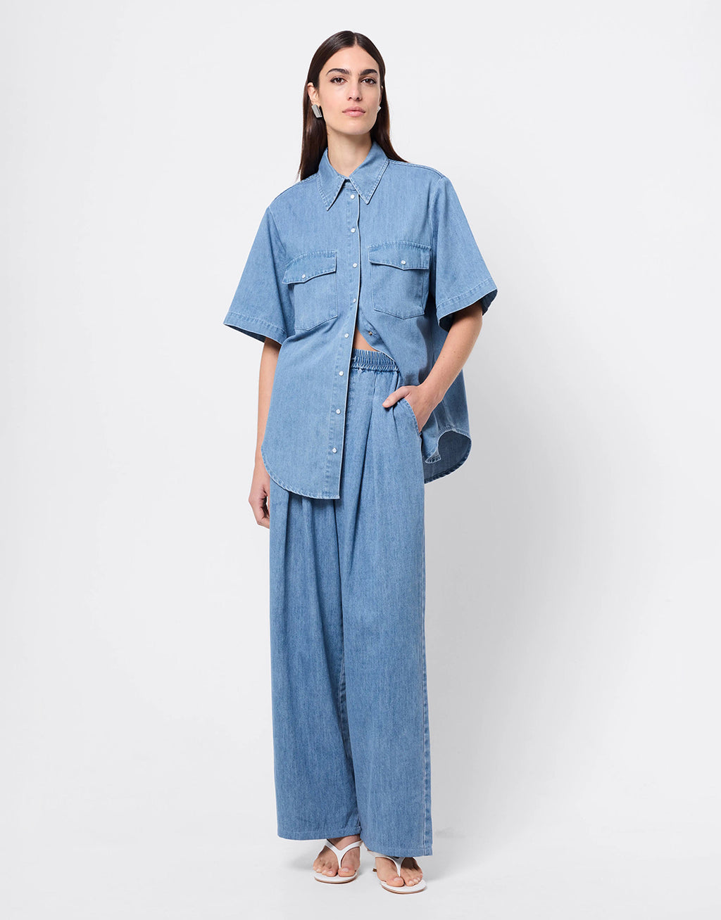 High Tide Shirt - Chambray