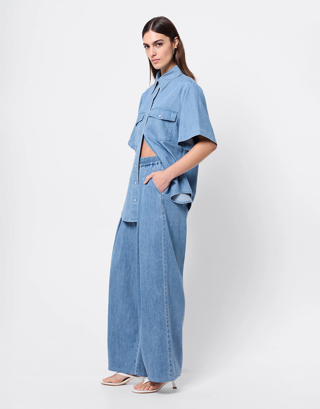 High Tide Shirt - Chambray