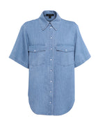High Tide Shirt - Chambray by Mossman - view 7