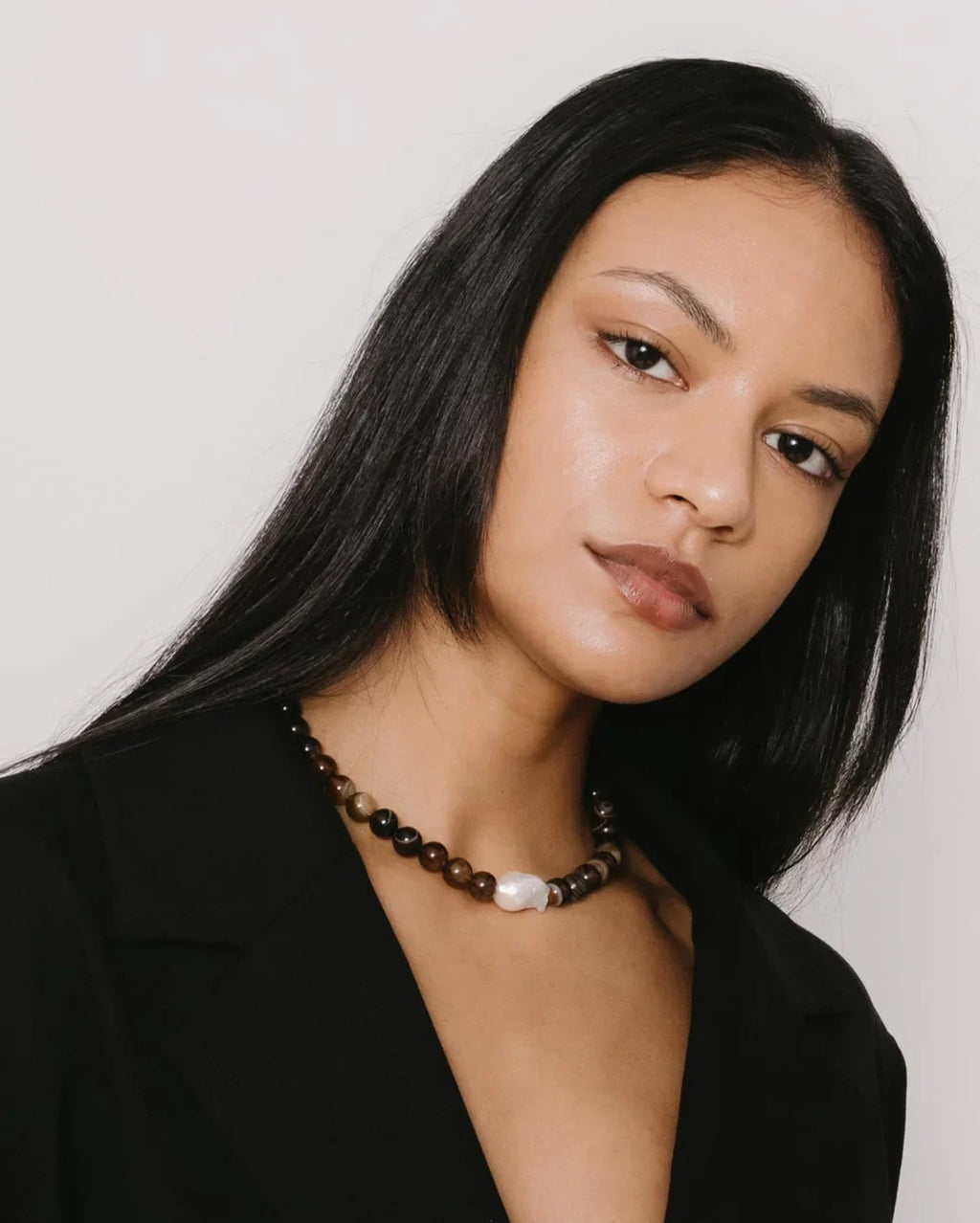 Ophelia Necklace - Brown