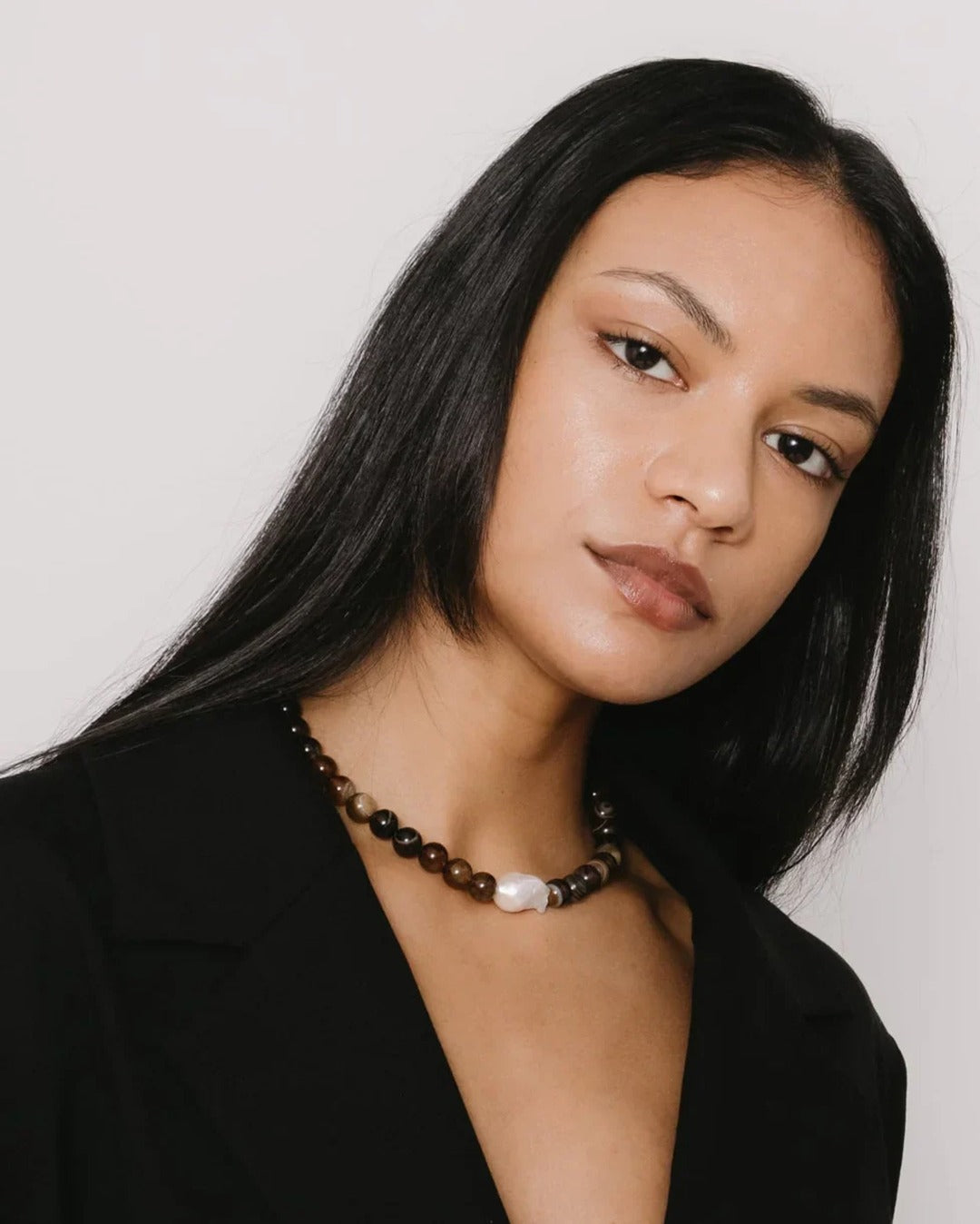 Ophelia Necklace - Brown