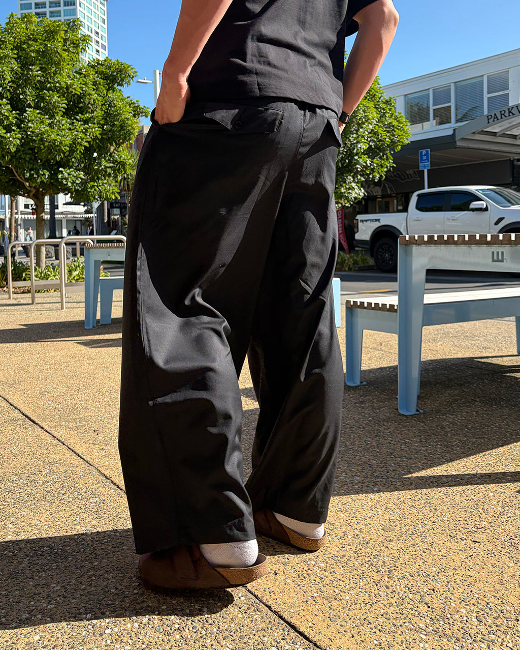 Hakama Pants Wool - Black