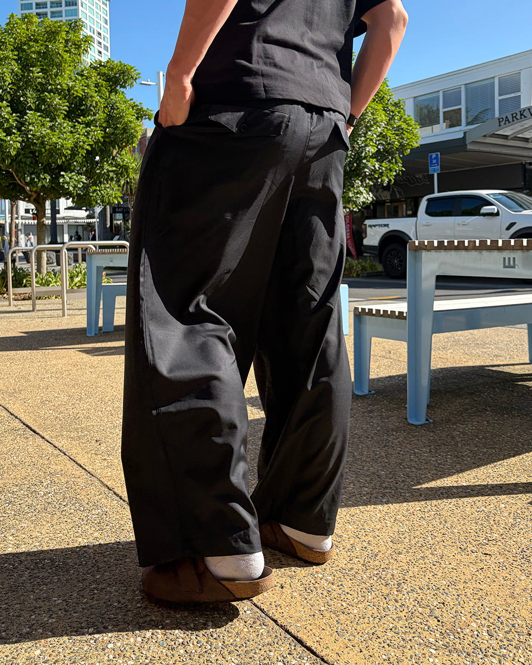 Hakama Pants Wool - Black