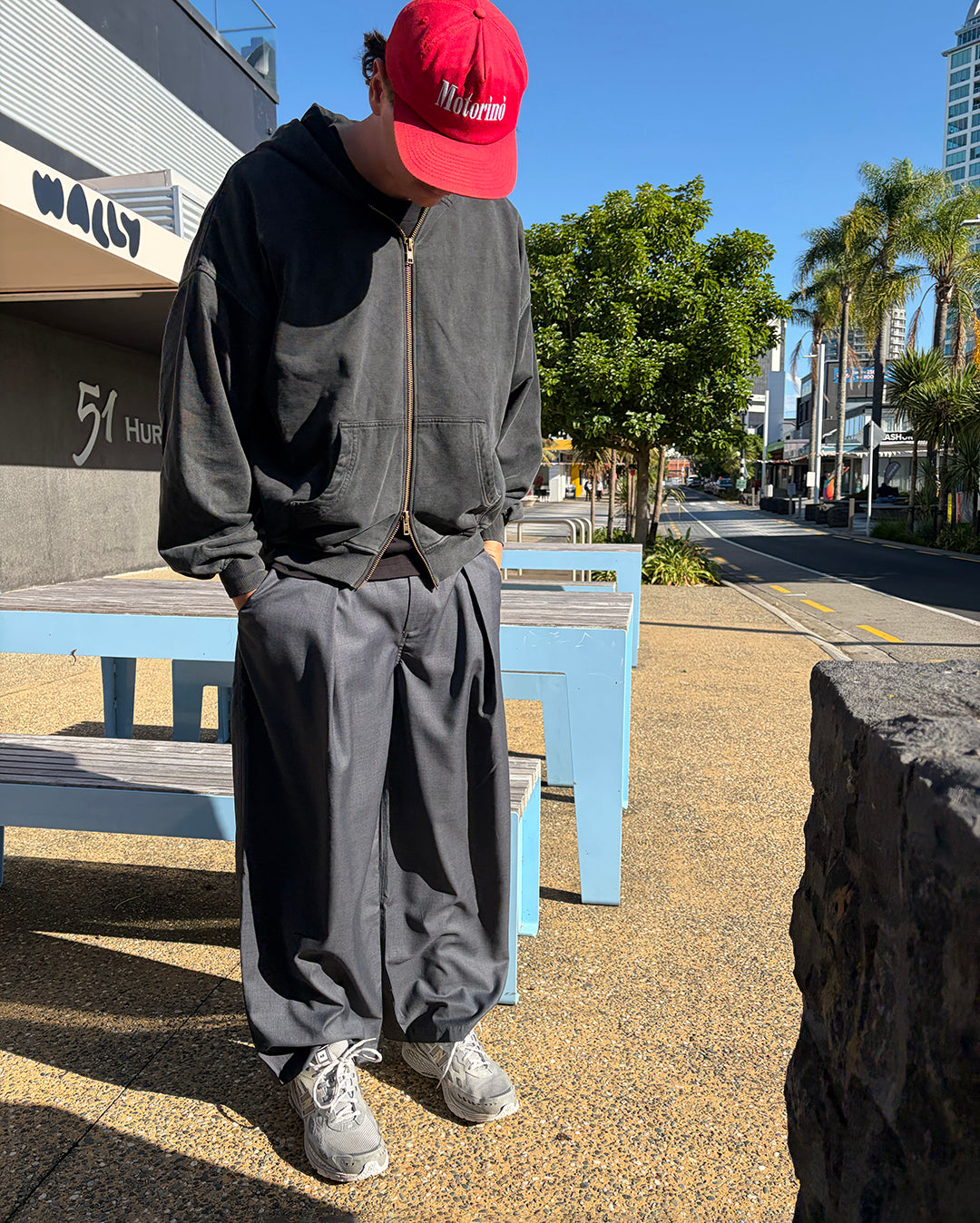 Hakama Pants Wool - Charcoal