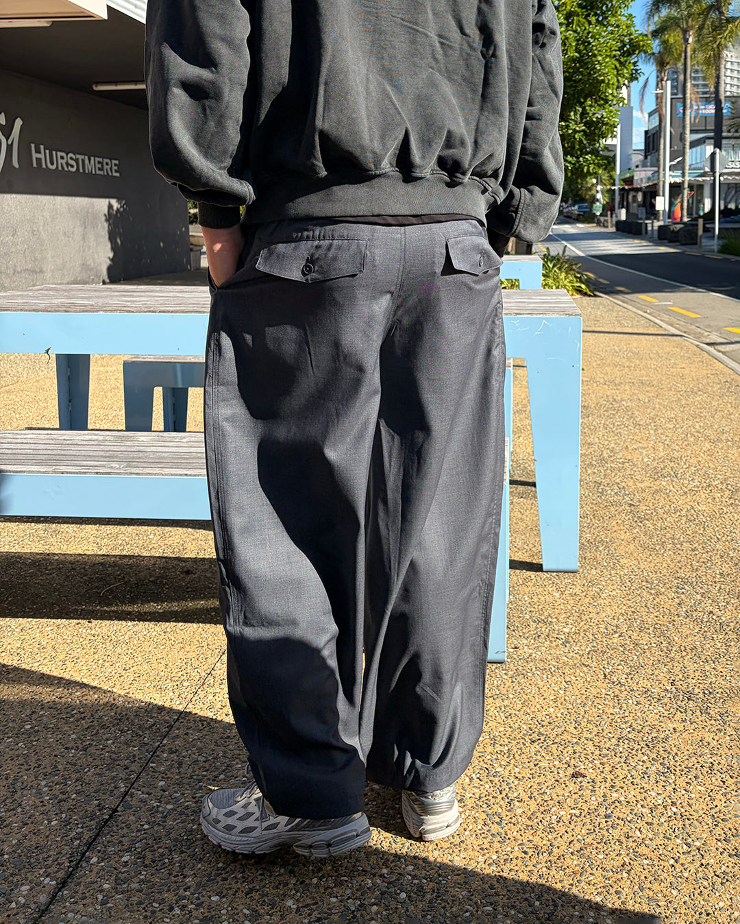 Hakama Pants Wool - Charcoal