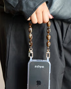 Brown Stone Wrist Chain - Brown
