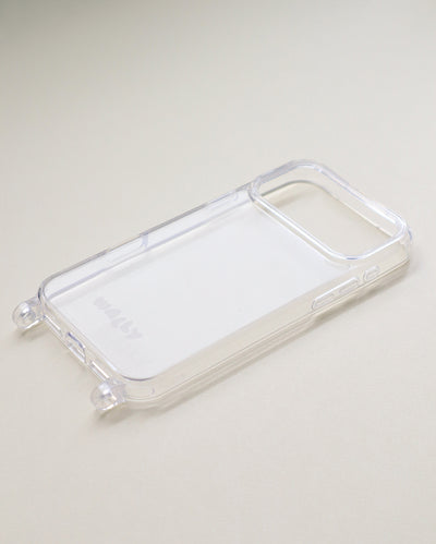 iPhone Case with Plastic Hooks - Clear