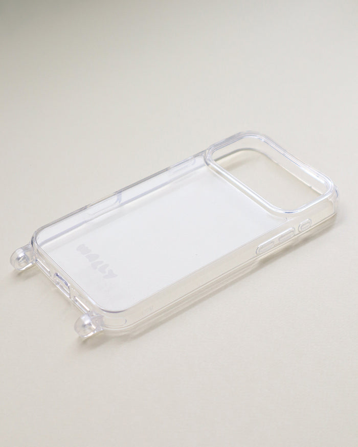 iPhone Case with Plastic Hooks - Clear