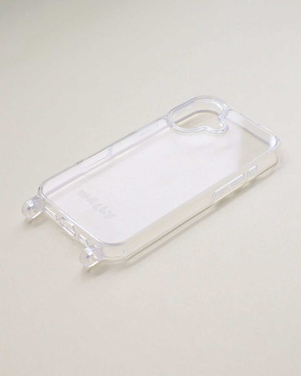iPhone Case with Plastic Hooks - Clear