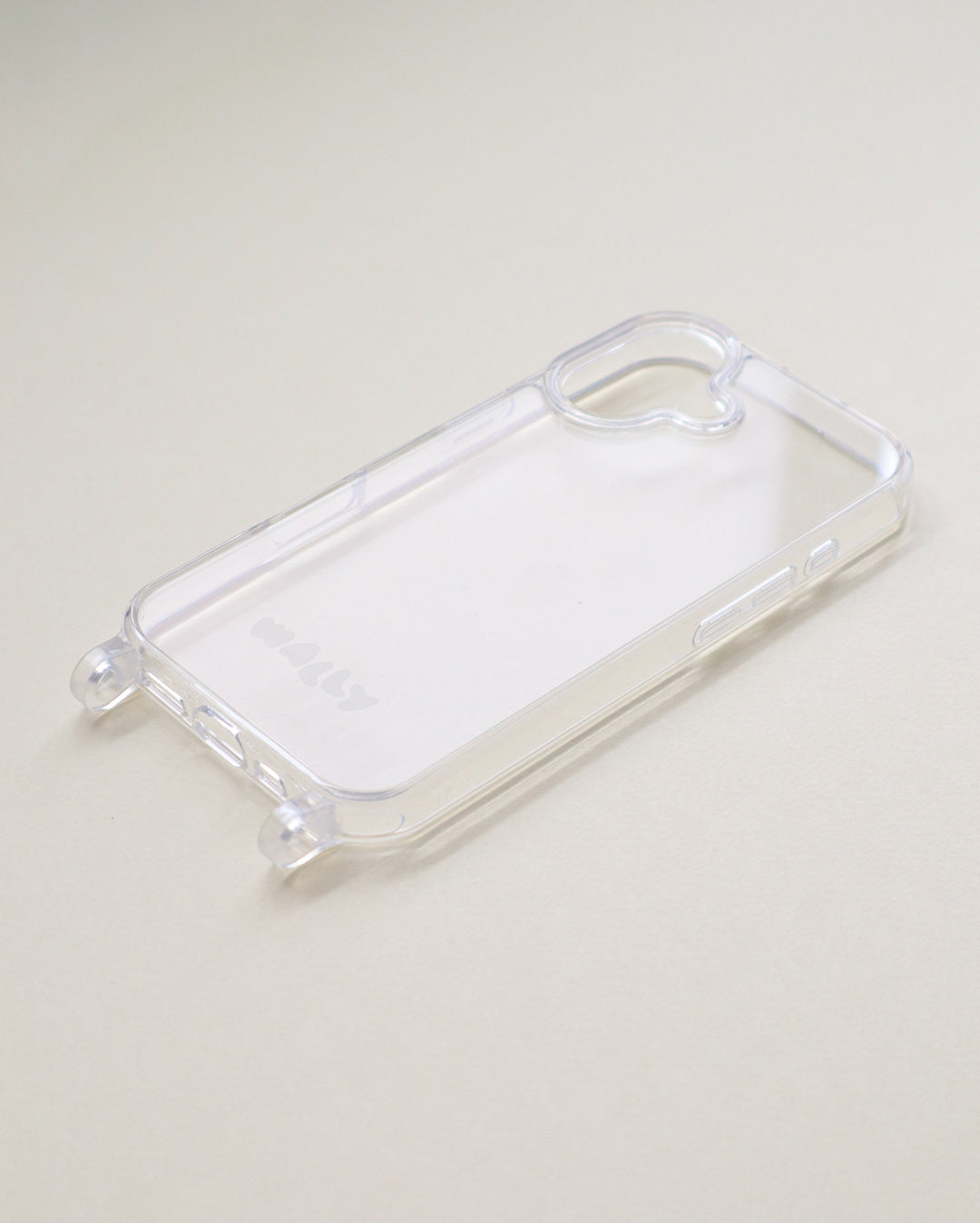 iPhone Case with Plastic Hooks - Clear