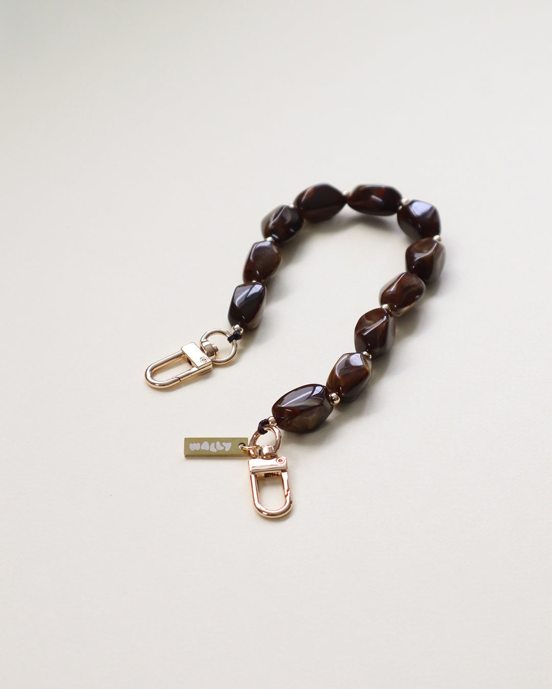 Brown Stone Wrist Chain - Brown