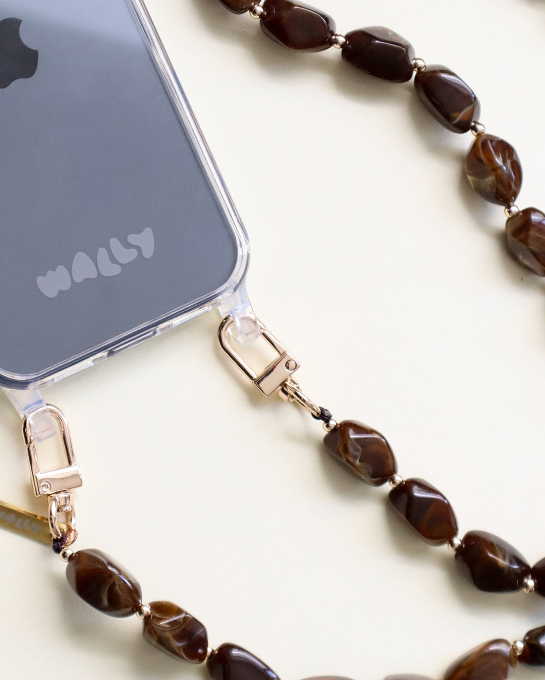 iPhone Case with Plastic Hooks - Clear