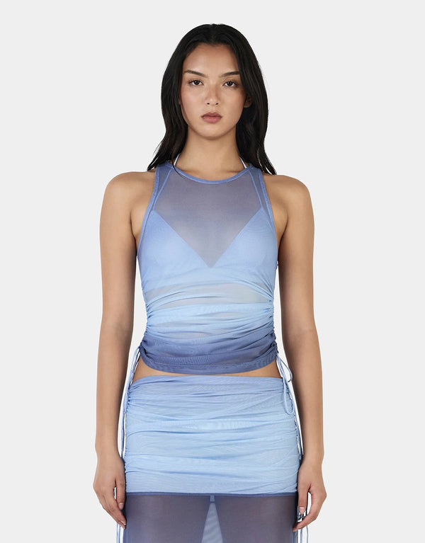 Jacinta Top - Ocean Gradient by Ownley