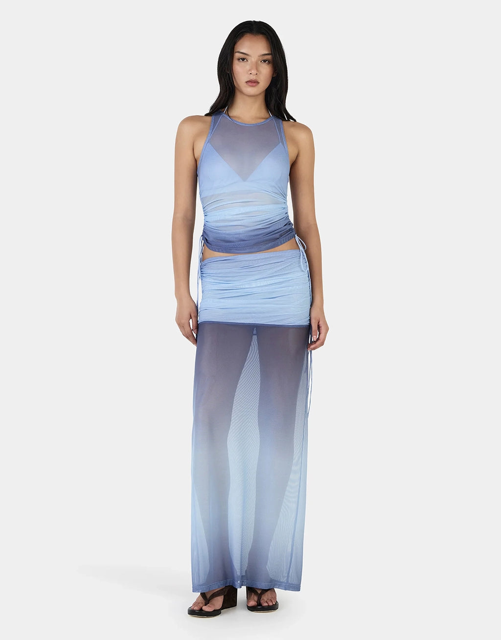 Heather Maxi Skirt - Ocean Gradient