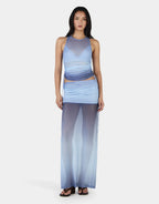Heather Maxi Skirt - Ocean Gradient by Ownley - view 2