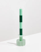 Striped Candles - 4 Pack - Jade & Green by Fazeek - view 2