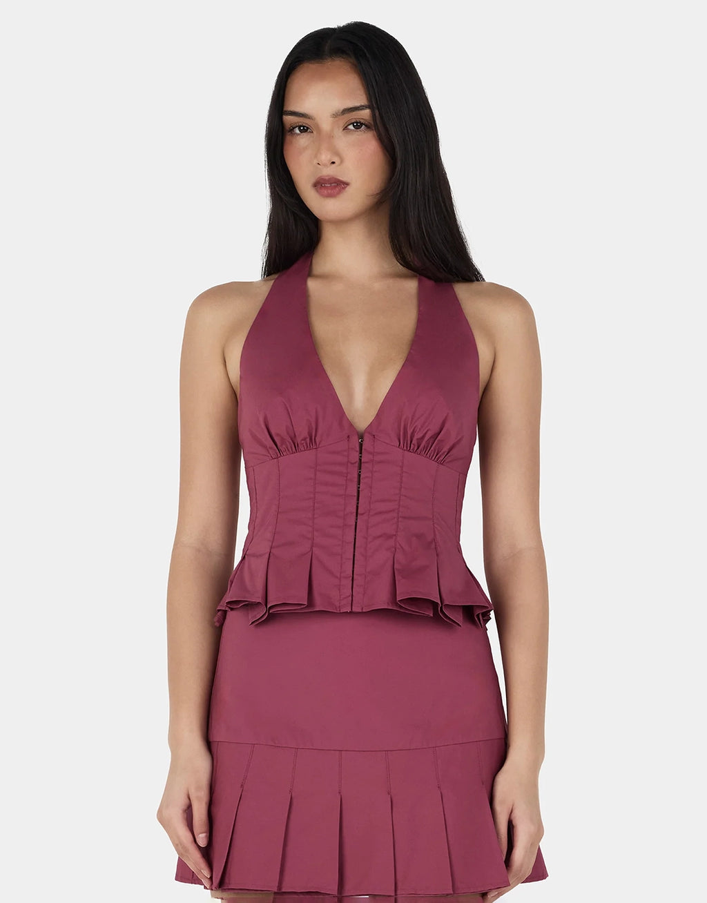 Jorja Corset - Raspberry by Ownley
