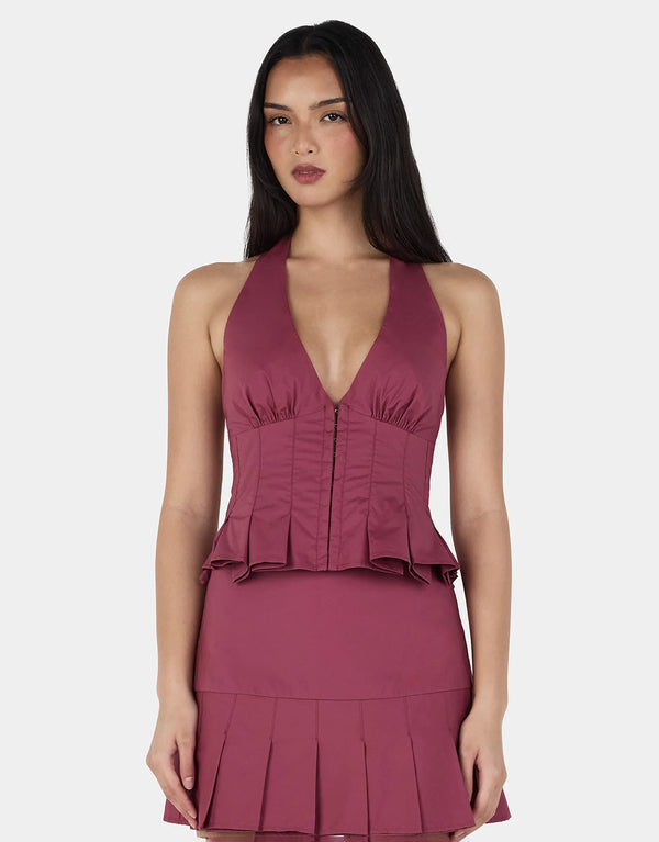 Jorja Corset - Raspberry by Ownley