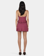 Laura Mini Skirt - Raspberry by Ownley - view 4
