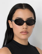 Jeanne Sunglasses - Black by Lu Goldie - view 3