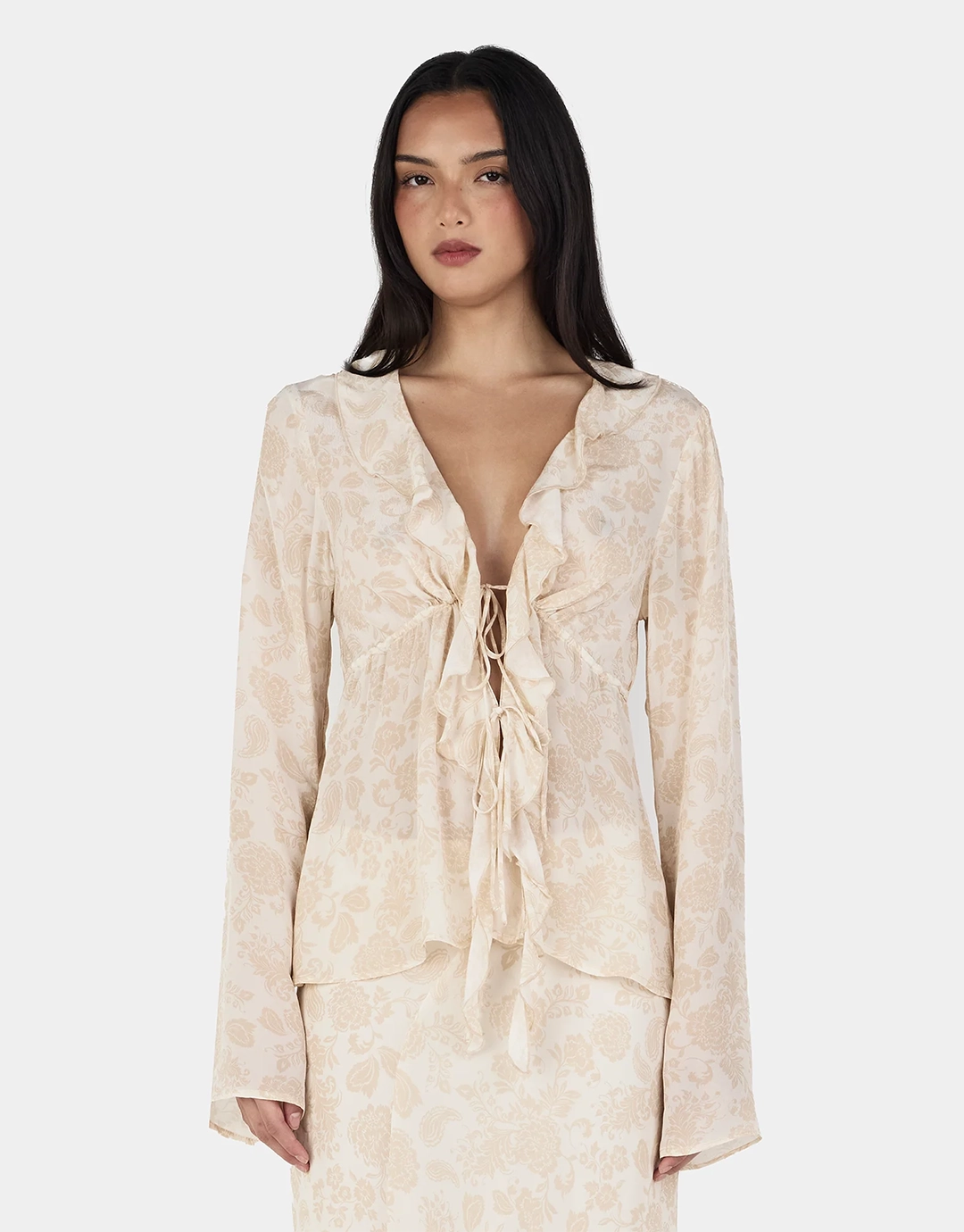 Karlie Longsleeve Top - Western Bloom by Ownley