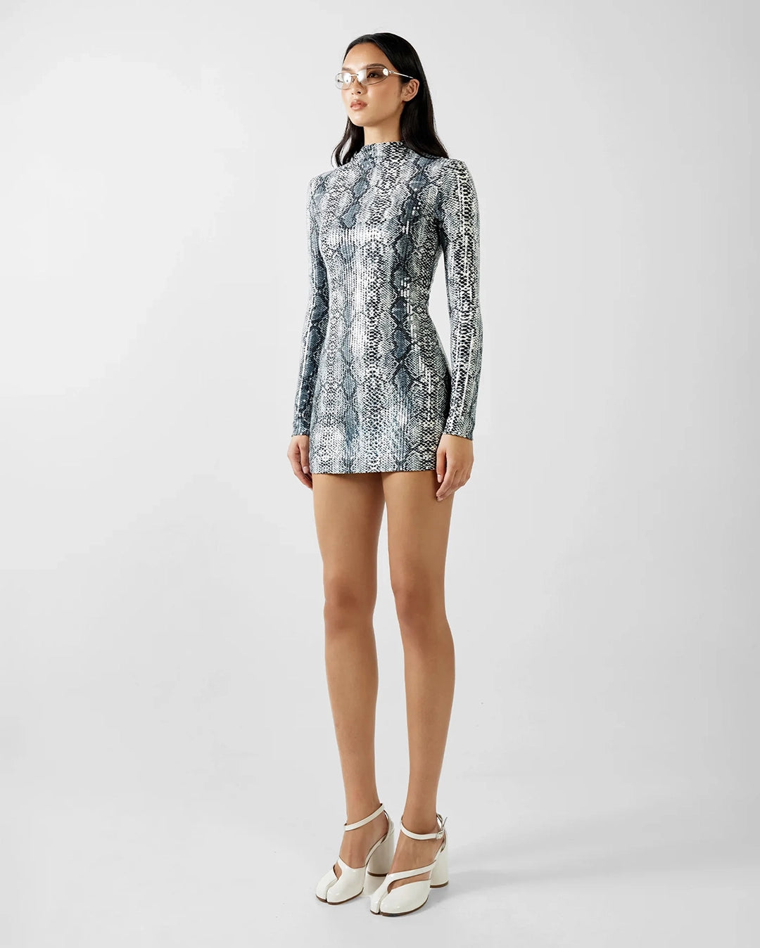 Kira Mini Dress - Cobra Print by By Dyln - view 3