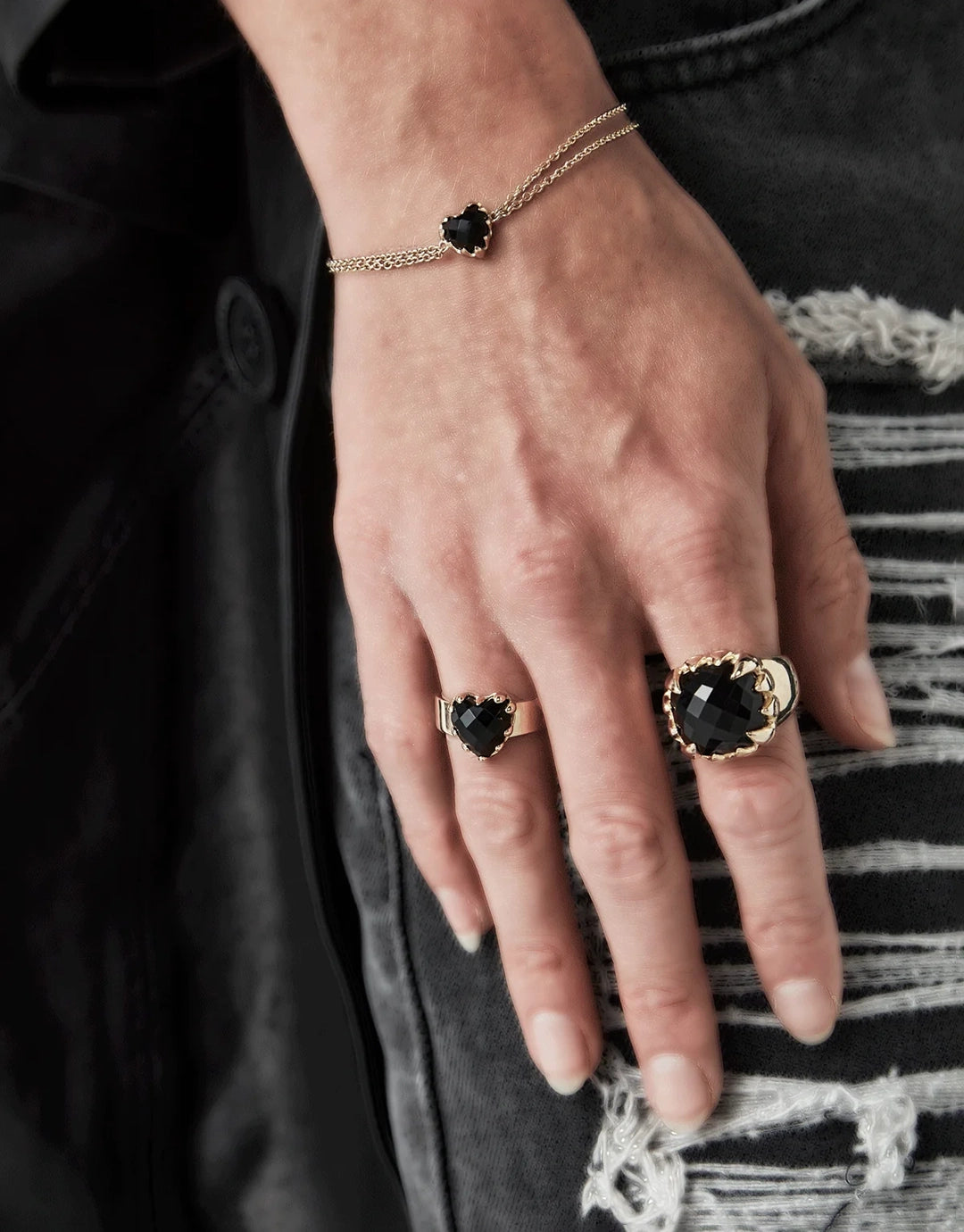 Stolen Girlfriends Club Love Claw Bracelet - Gold | Wally NZ