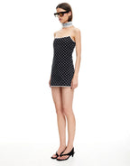 Voyage Mini Dress - Noir Polka by Lioness - view 3