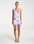 Elle Mini Dress - Lilac Troppo by Summi Summi - view 5
