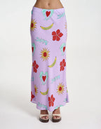 Slip Skirt - Lilac Troppo by Summi Summi - view 4