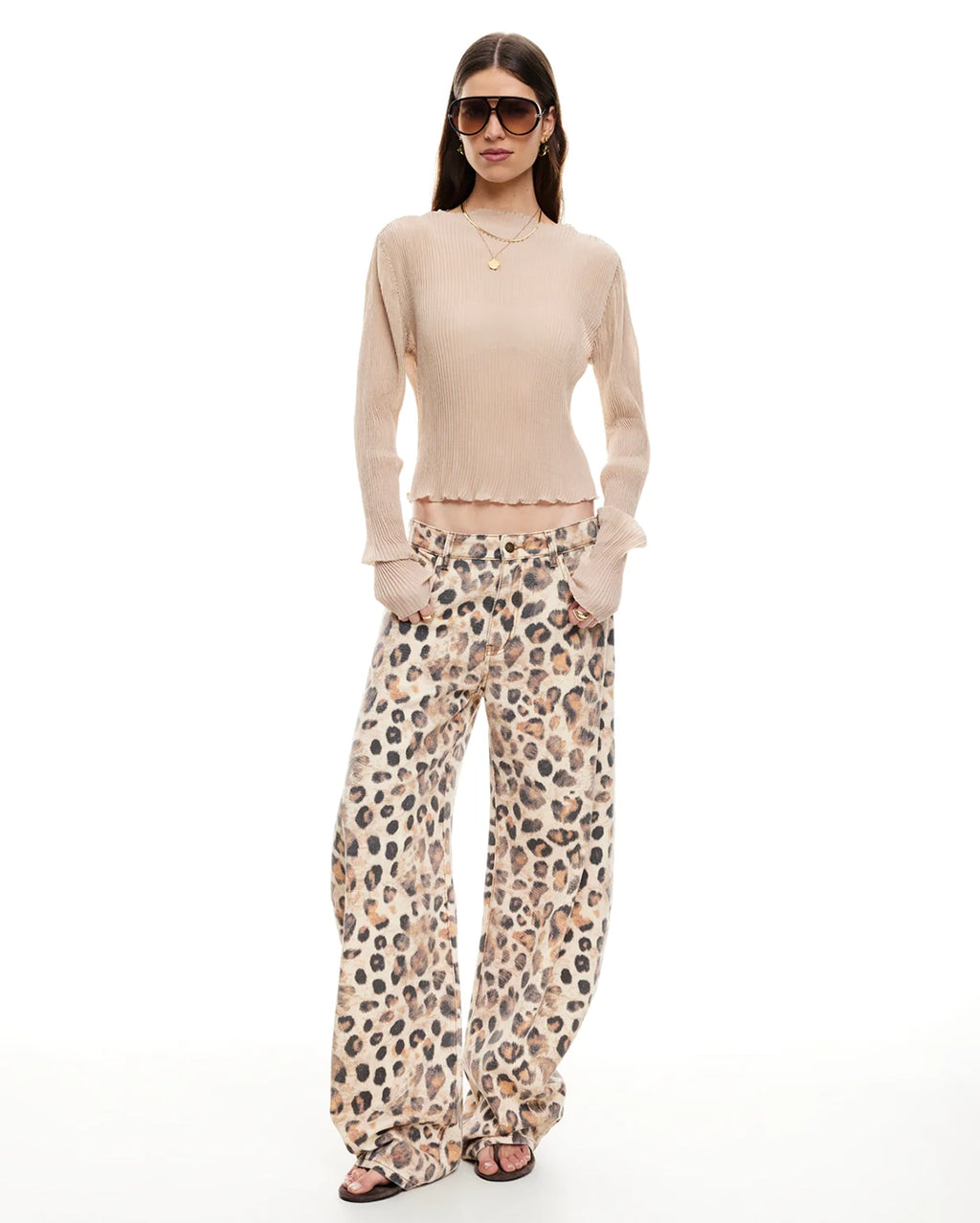 Ford Long Sleeve Top - Beige