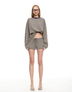 Kourt Bloomers - Beige Stripe by Lioness - view 4