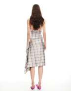Heritage Halter - Beige Plaid by Lioness - view 4