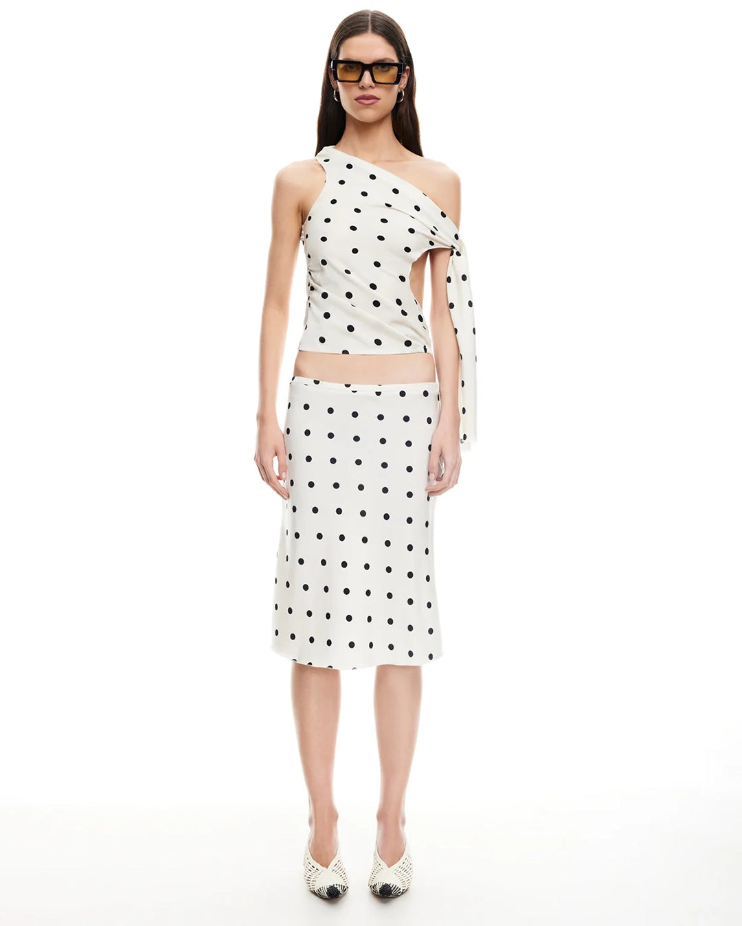 Revival Cami - Cream Polka