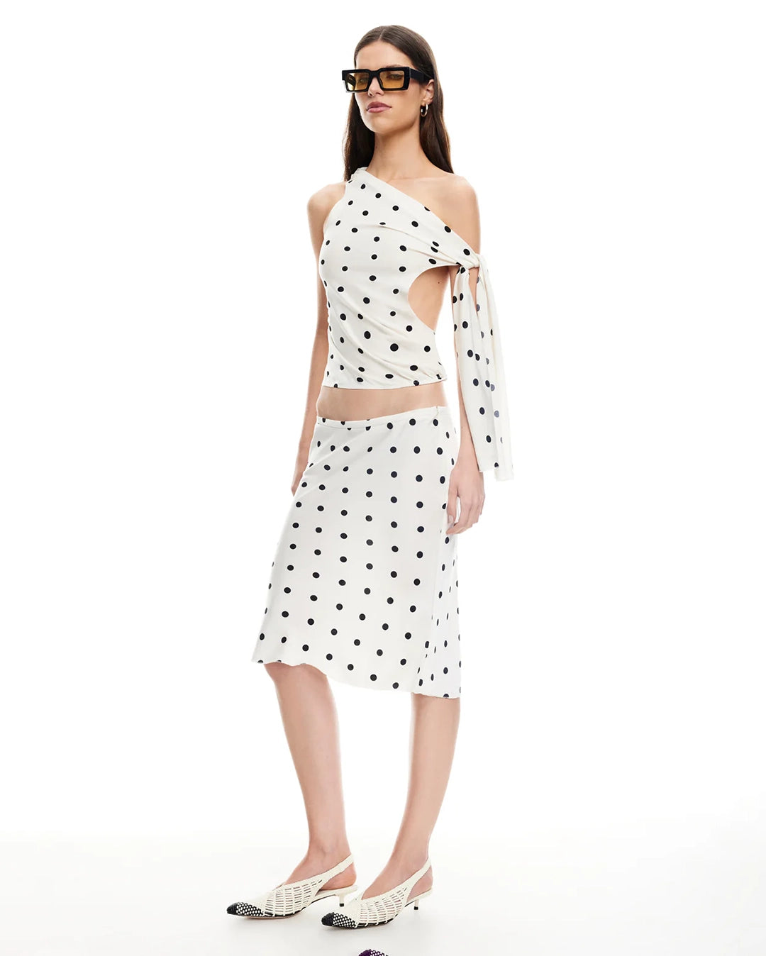 Revival Cami - Cream Polka