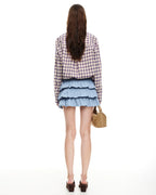 Solstice Mini Skort - Slate Blue by Lioness - view 2