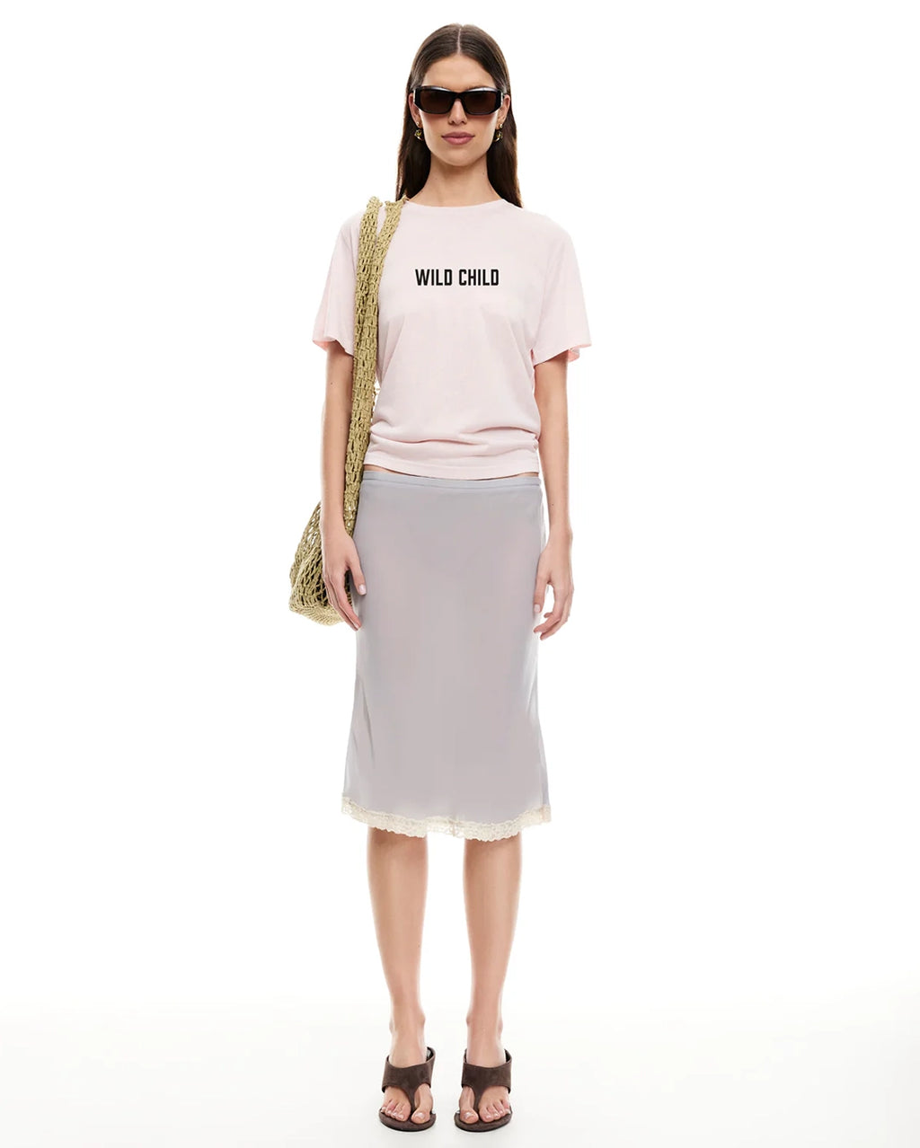 Shoreline Midi Skirt - Ash