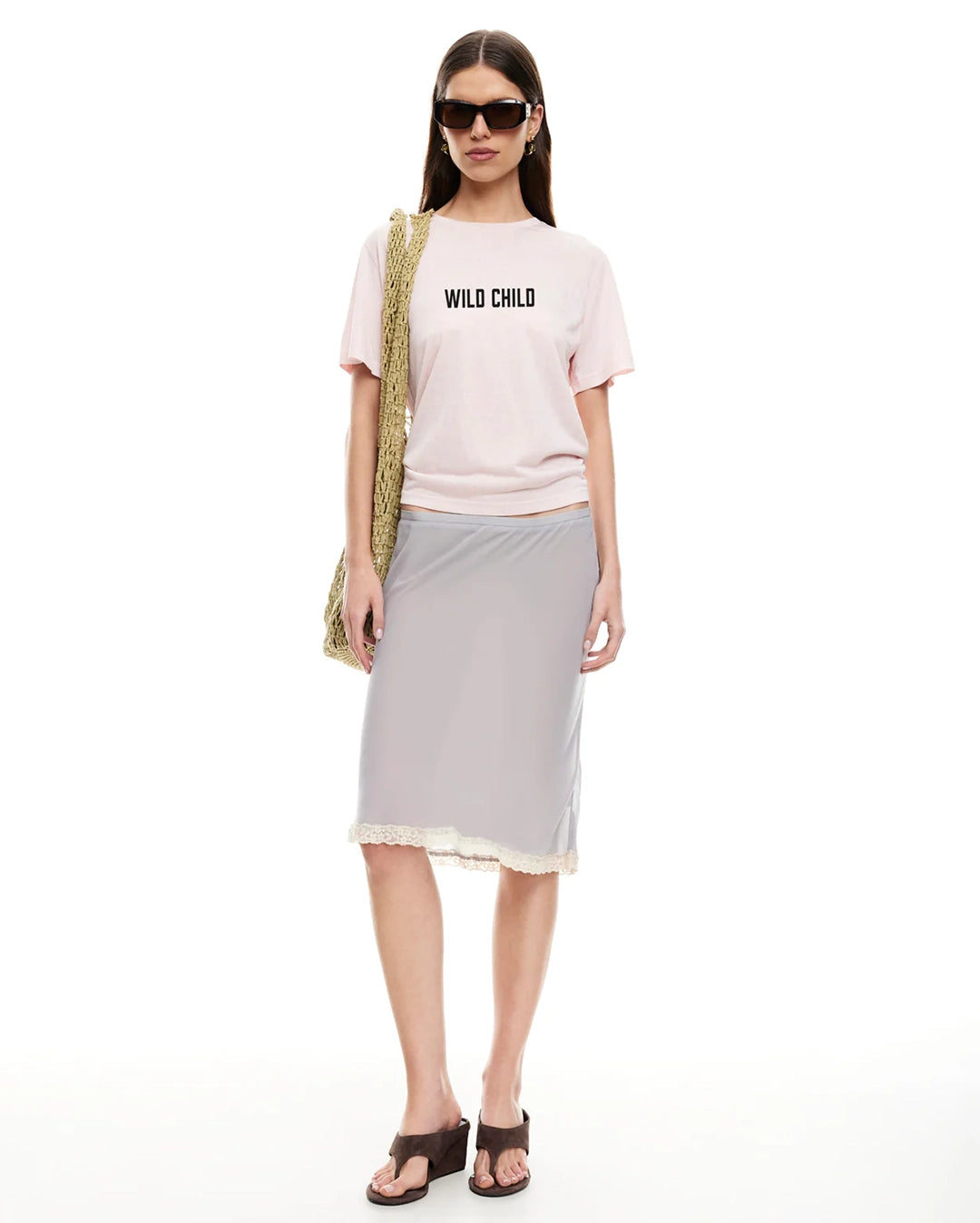 Shoreline Midi Skirt - Ash